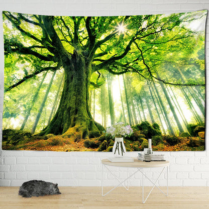 Decobites Forest Landscape Tapestry Wall Hanging for Boho Home Decor