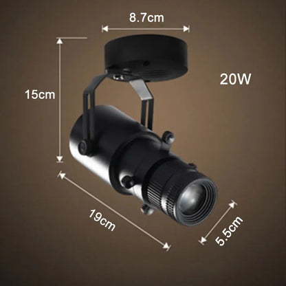 أضواء مسار LED قابلة للتعديل من DecorBites™ لمعرض الفنون والكنيسة والمتحف، شكل مربع