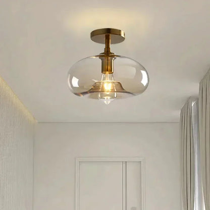 Vintage Glass Pendant Light With Nordic Modern Style