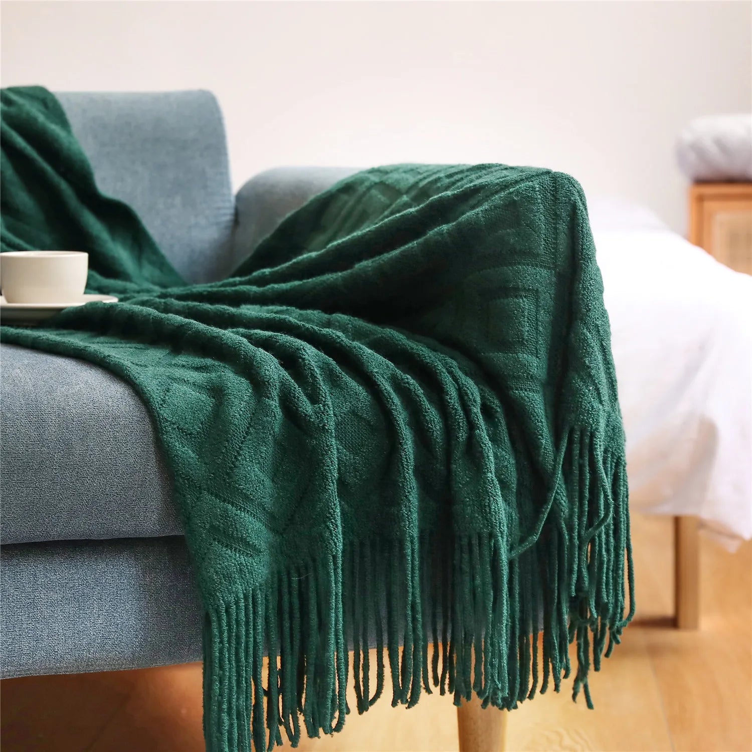 Nordic Wool Sofa Blanket