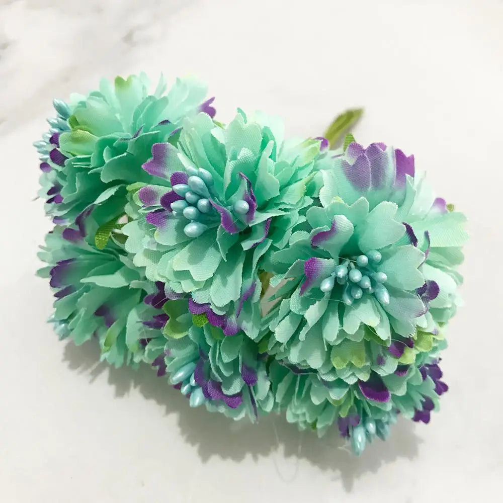 مجموعة DecorBites™ من زهور الكرز الزرقاء وزهور السداة لتزيين حفلات الزفاف في عيد الميلاد بنفسك