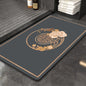 Decobites Chinese Style Diatom Mud Entry Door Mat - Super Absorbent & Anti-Slip