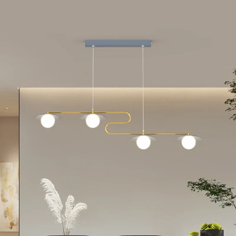 DecorBites™ Dimmable Led Ceiling Chandelier for Living Room, Dining Table, Kitchen - Modern Indoor Lighting Fixture