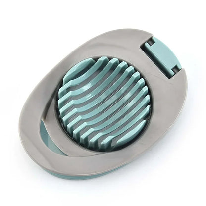 DecorBites™ Egg Cutter: Stainless Steel Multifunctional Slicer & Creative Kitchen Gadget