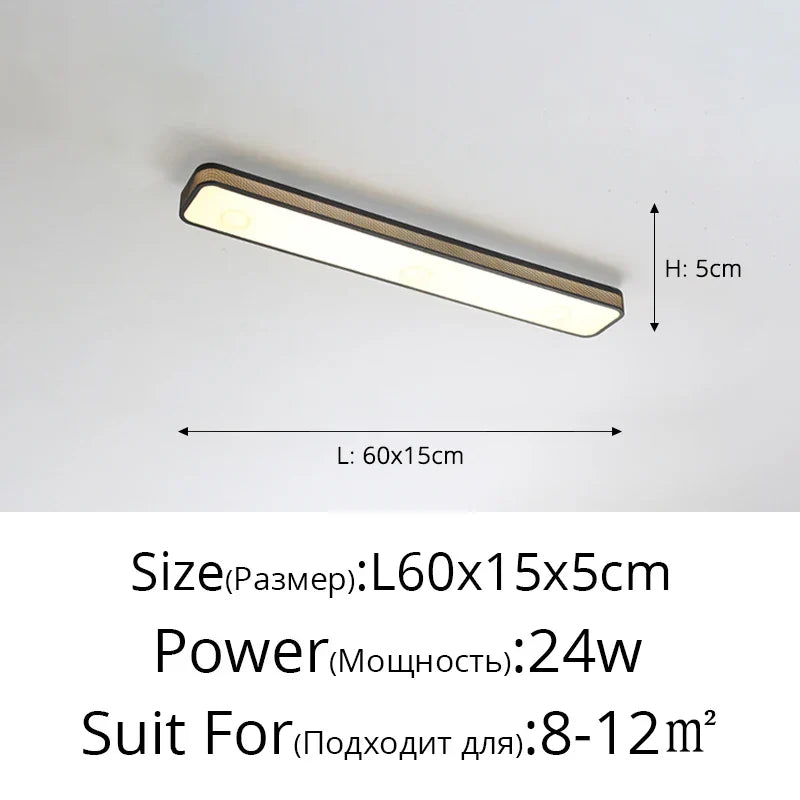 Sleek LED Ceiling Chandelier