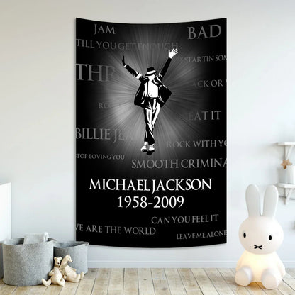 Decobites Michael Jackson Wall Tapestry - Home Decor & Gifts