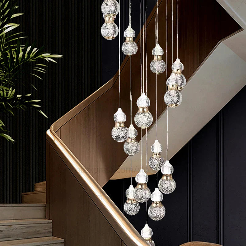 Lámpara colgante LED en forma de calabaza Decorbites™ para sala de estar moderna minimalista