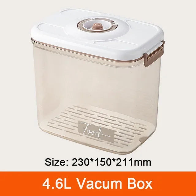 DecorBites™ Fresh-Keeping Vacuum Canister: Large Capacity Food Organizer.