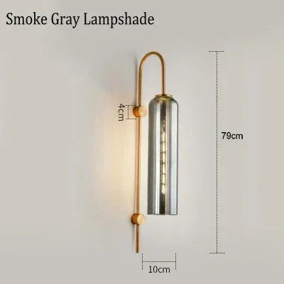 DecorBites™ Glass Sconce Wall Lamp for Bedroom Living Room