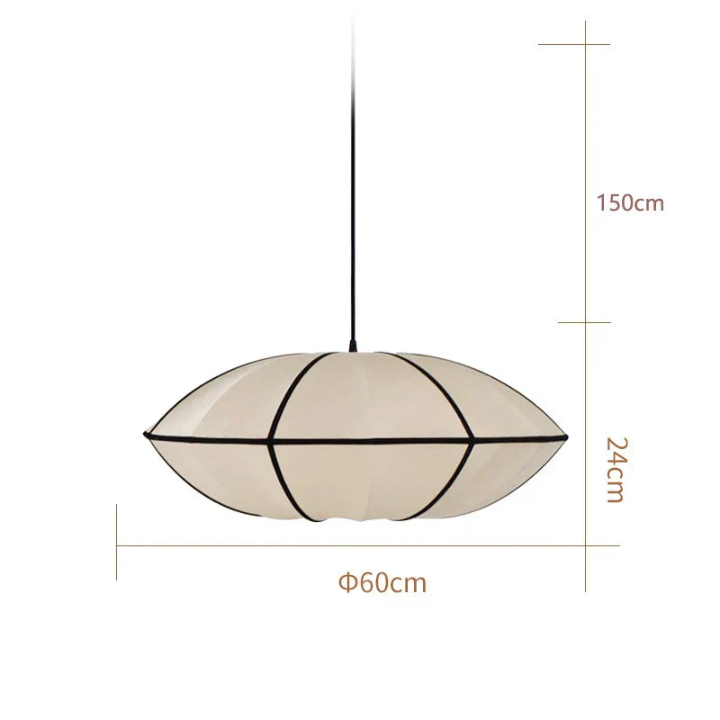 Decorbites™ Dänische Stoffleuchte Pendellampe Vintage-Kronleuchter E27-Birnen