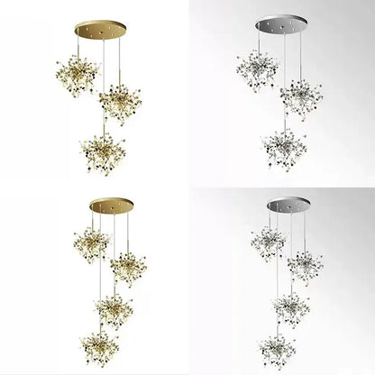 DecorBites™ Gold LED Ceiling Pendant Light Fixture for Home Decoration and Modern Living