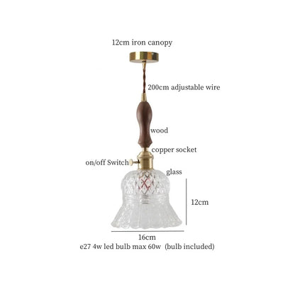 DecorBites™ Green Glass LED Pendant Lights - Nordic Minimalist Style for Bedroom, Living Room