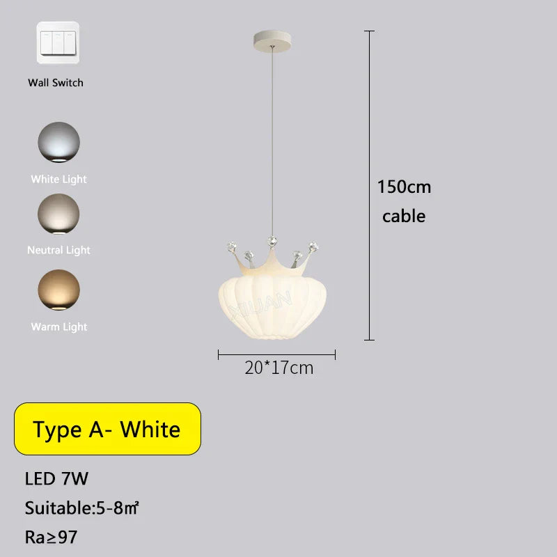 Gold Cloud Pendant Light For Childrens Room