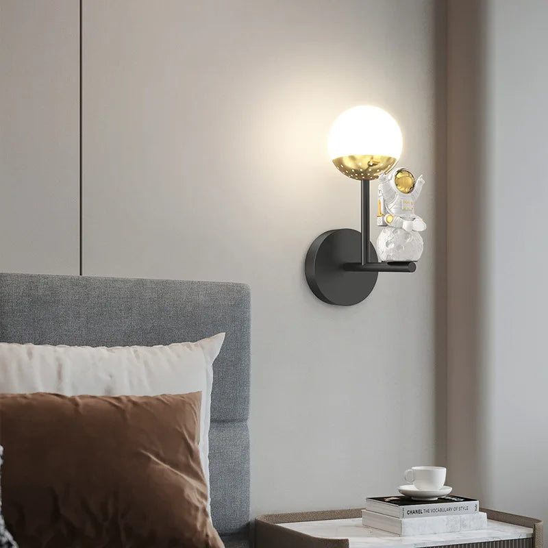 Astronaut Wall Light Fixture