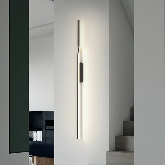 DecorBites™ LED Wall Sconce for Living Room Bedroom Stairs Hotel Hallway Study Black Gold