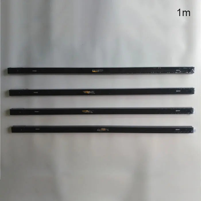 DecorBites™ Ceiling Track Rail Connector Set: Black/White, Straight/Cross, 0.5m/1m, 2-Wire