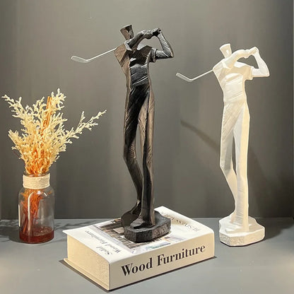 DecorBites™ Golf Sculpture Resin Figurine Decorative Ornaments for Home Decoration