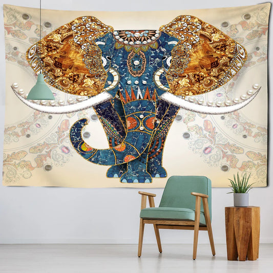 Decobites Elephant Mandala Tapestry Tree of Life Wall Hanging Psychedelic Witchcraft Home Decor