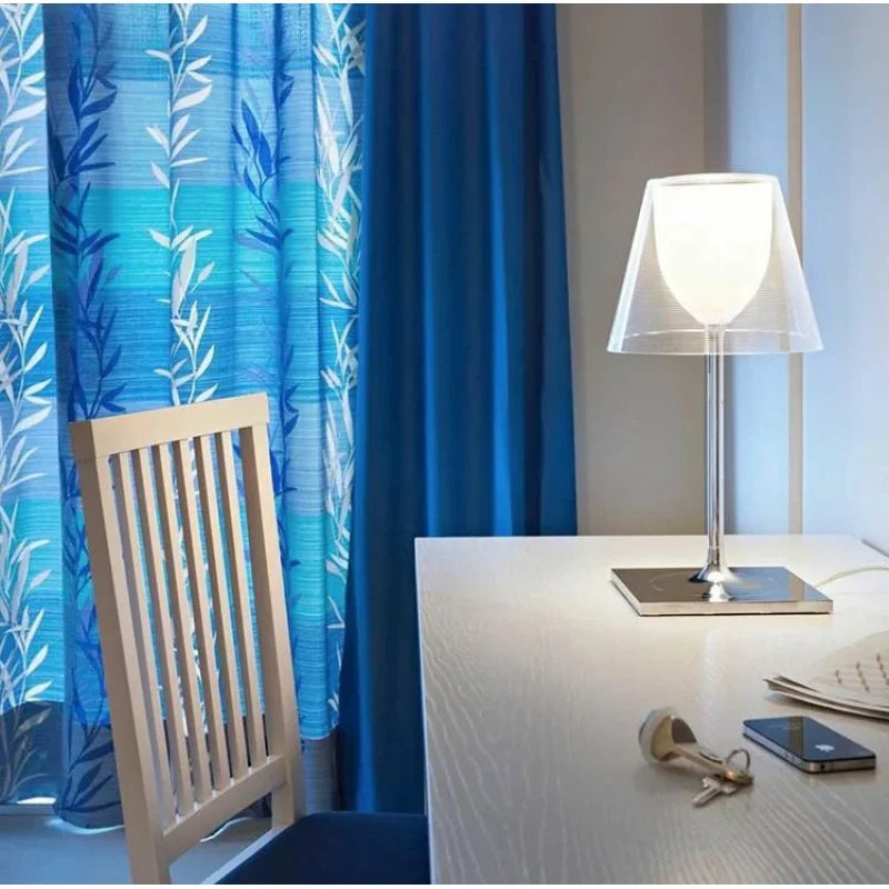 Chrome Designer Table Lamp