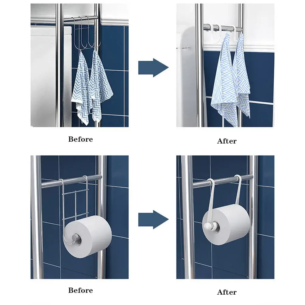 Decorbites™ 3-stufiges Metallregal über der Toilette