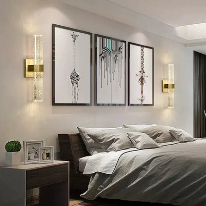 DecorBites™ Gold Wall Sconce Light for Bedroom Living Room Hallway 10W