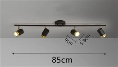 DecorBites™ Ceiling Chandelier Black White LED Spotlight for Living Room Bedroom Dining