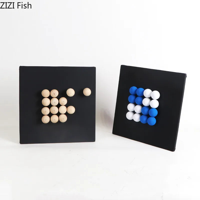 DecorBites™ Adornos de pared colgantes en forma de bola 3D, arte moderno para el fondo de la sala de estar