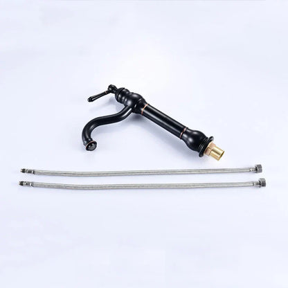 DecorBites™ Antique Brass Basin Faucet Single Hole Vessel Sink Mixer Tap - 4 Colors