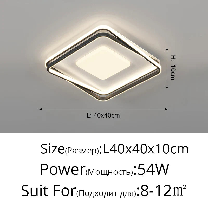 ثريا أكريليك DecorBites™: إضاءة داخلية بسيطة لغرفة المعيشة وغرفة النوم والمطبخ