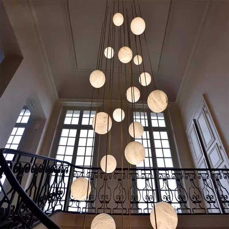 DecorBites™ LED Pendant Light Chandeliers for Living Room Staircase Indoor Lighting