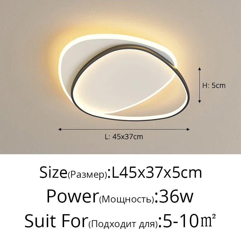 DecorBites™ LED Chandelier for Modern Indoor Lighting in Bedroom, Living Room, Study