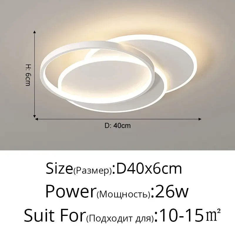 DecorBites™ LED Chandelier: Modern Dimming Lights for Home Living Dining Kitchen Bedroom Hall Lighting