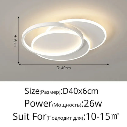 DecorBites™ LED Chandelier: Modern Dimming Lights for Home Living Dining Kitchen Bedroom Hall Lighting