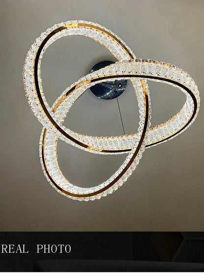 DecorBites™ Elegant Crystal Chandelier for Luxury Home Decoration