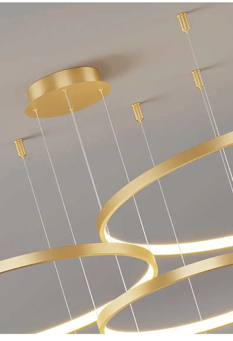DecorBites™ Modern Black Pendant Light for Living Room - Dimmable