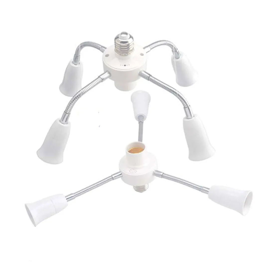 DecorBites™ E27 Socket Splitter: Adjustable Multi-Light Bulb Adapter