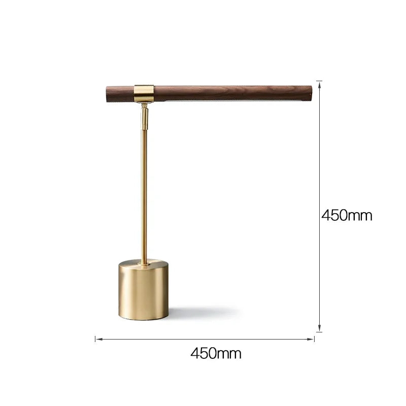 Wood Vertical Floor Lamp