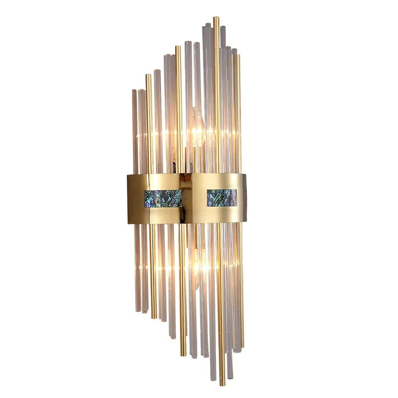Aplique de pared LED de cristal DecorBites™ para comedor, sala de estar, baño, escalera, mesilla de noche, aplique de lujo