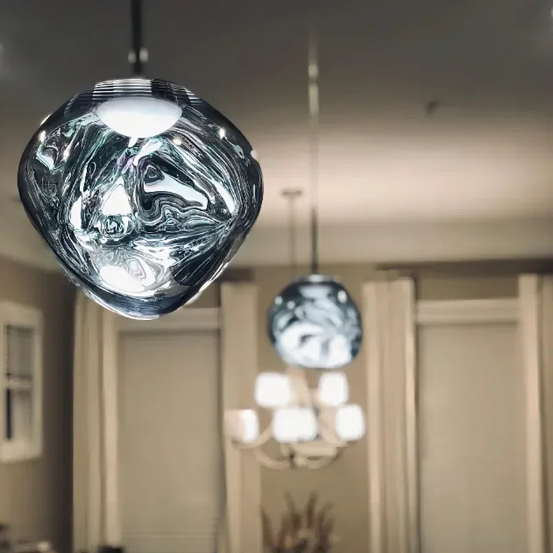 Decorbites™ Lava-Glas-LED-Kronleuchter-Hängeleuchte Moderne Innen-Hängelampe für die Hausdekoration
