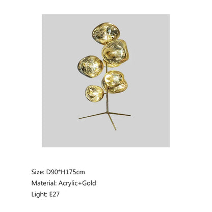 DecorBites™ LED Lava Floor Lamp Nordic Minimalist Indoor Lighting Room Bedroom Standing Light