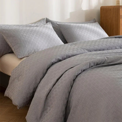 Decobites Comforter and Pillowcase Quilt Set: Soft, Breathable, and Durable for Queen Bed