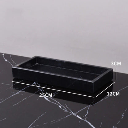 DecorBites™ Marble Tray: Aromatherapy Diffuser & Candle Holder Tray