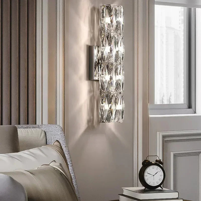 DecorBites™ Crystal High-End Wall Lamp for Luxury Living Room, Bedroom, Villa Lighting