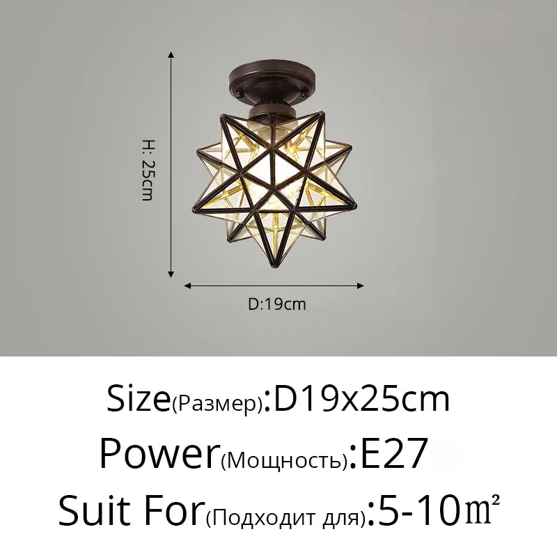 Lámpara de araña LED de cristal DecorBites™ para iluminación moderna de salas de estar, estudios y pasillos