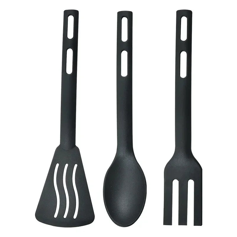 DecorBites™ Kitchen Utensils Set Spoons Silicone Spatula Portable Camping Cutlery Flatware