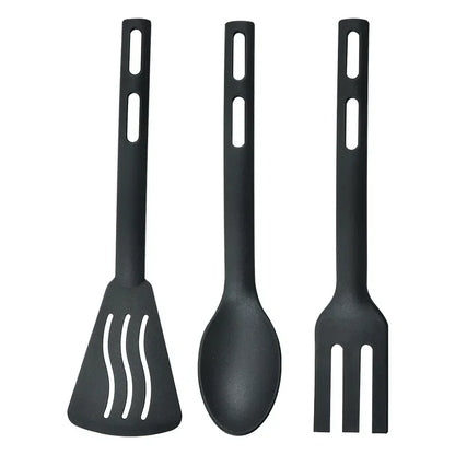 DecorBites™ Kitchen Utensils Set Spoons Silicone Spatula Portable Camping Cutlery Flatware