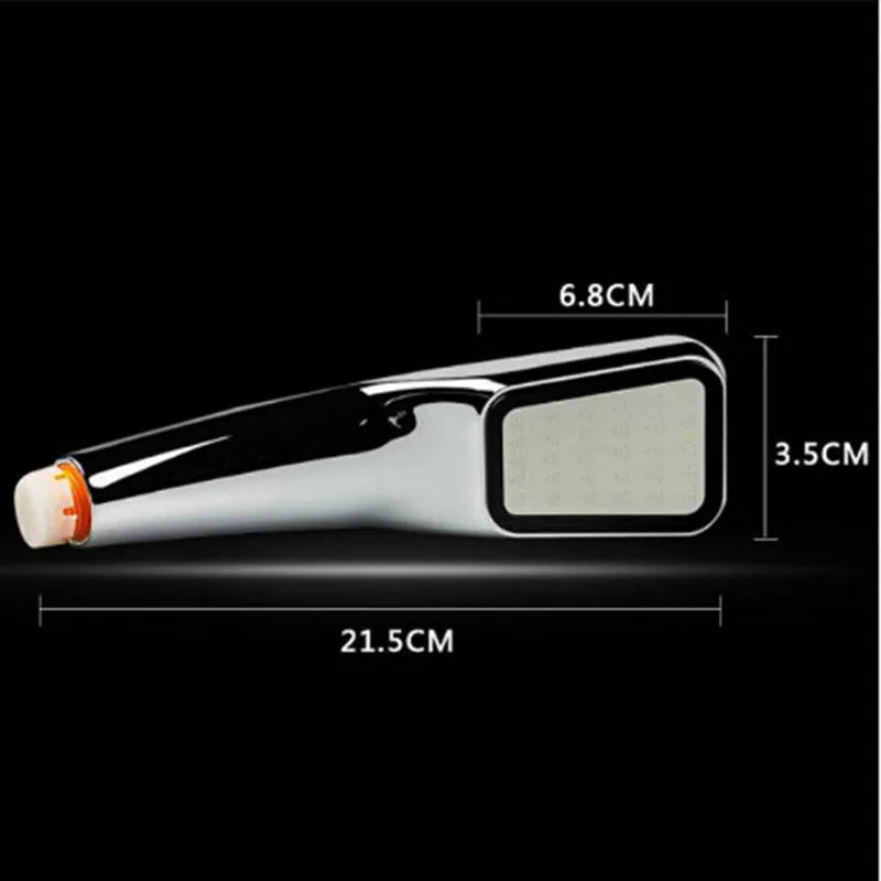 Cabezal de ducha cuadrado tipo lluvia DecorBites™ de 300 orificios, cromado ABS, para duchas de mano de alta presión