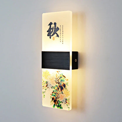 DecorBites™ مصباح حائط LED مربع الشكل بغطاء أكريليك للديكور المنزلي