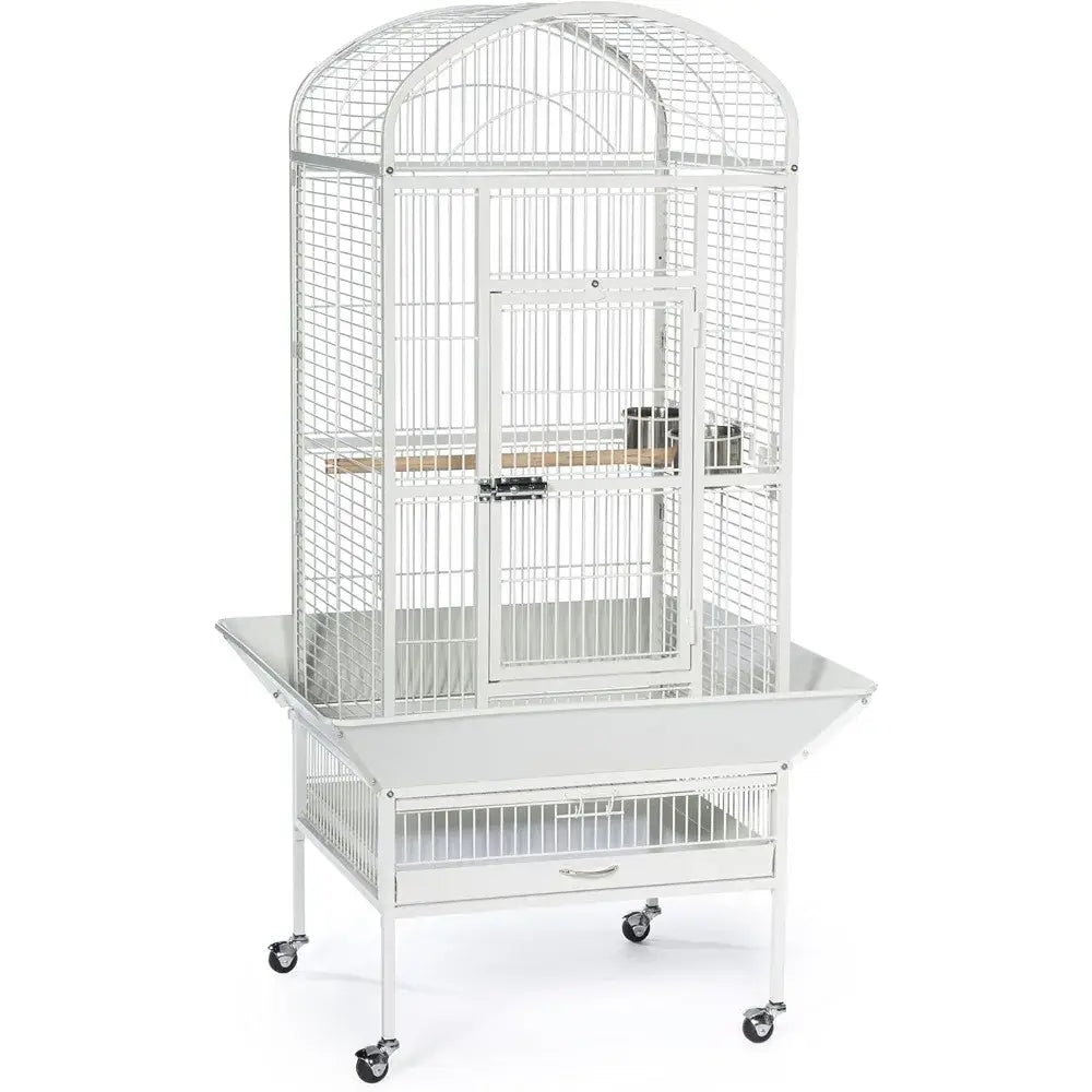DecorBites™ Large Chalk White Bird Cage