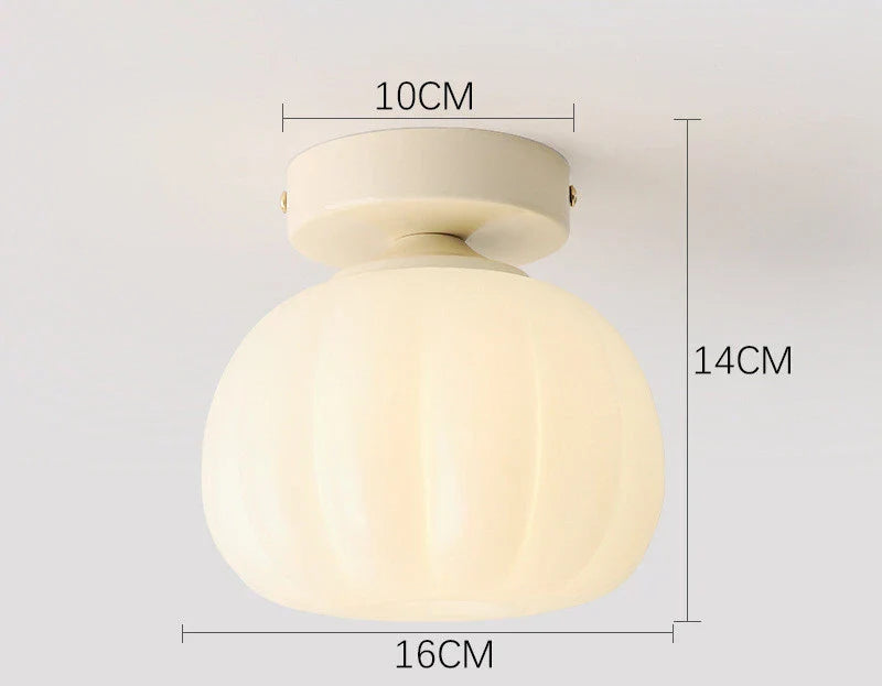 DecorBites™ Ceramic Glass Chandelier: Modern LED Ceiling Light for Living Room Aisle